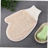 DECHOUS 2Pcs Exfoliating Body Scrubber for Shower Soft Back Rubbing Mitts for Adults Daily Skin Gentle Exfoliation Improved Skin view 4