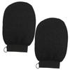EXQUIMEUBLE 2Pcs Shower Exfoliating Mitt Body Scrub Gloves for Gentle Skin Cleansing Non Scratch Rayon Bath Gloves for and Massage Lightweight and Reusable Design view 1
