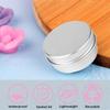 GZYNTT 10 Pcs 10ml Silver - D35mm x H17mm Aluminium Tin with Lids, Aluminium Tin Jars with Lids, Lip Balm Tins, DIY Cosmetic Container Pots for Candle Soap Cream Salves view 4