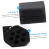BATHVEVE 1Pc Essential Oil Storage Case Travel Organizer Pouch for Aromatherapy Durable and Protects Essential Oil Bottles for Travel and Storage view 3