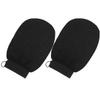 BATHVEVE 2Pcs Exfoliating Glove Rayon Bathing Gloves for Dead Skin Removal Lightweight Body Scrubber for Smooth Skin for Home and Hotel Use view 1