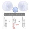 Kingsmile Beard Hair Catcher, Beard Bib Apron for Men, Beard Bib & Beard Apron, Beard Catcher with 2 Suction Cups, Hair Clippings Catcher, Shaving Apron for Shaving & Trimming, Waterproof Black view 3