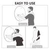 Kingsmile Beard Hair Catcher, Beard Bib Apron for Men, Beard Bib & Beard Apron, Beard Catcher with 2 Suction Cups, Hair Clippings Catcher, Shaving Apron for Shaving & Trimming, Waterproof Black view 4