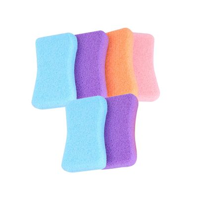 NIYANGLE 6Pcs Pumice Stone Foot Exfoliating Tool Practical Dead Skin Remover for Pedicure Grinding Foot Tool for Men Random Colors Included