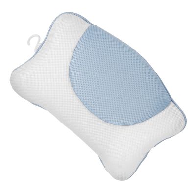 Beatifufu Bath Neck Pillow with Suction Cup Ergonomic Support for Bathtub and Spa Lightweight and Water Washable Stable Head Rest Cushion for Relaxing Bath Experience Mesh Design