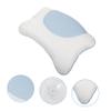 Beatifufu Bath Neck Pillow with Suction Cup Ergonomic Support for Bathtub and Spa Lightweight and Water Washable Stable Head Rest Cushion for Relaxing Bath Experience Mesh Design view 3
