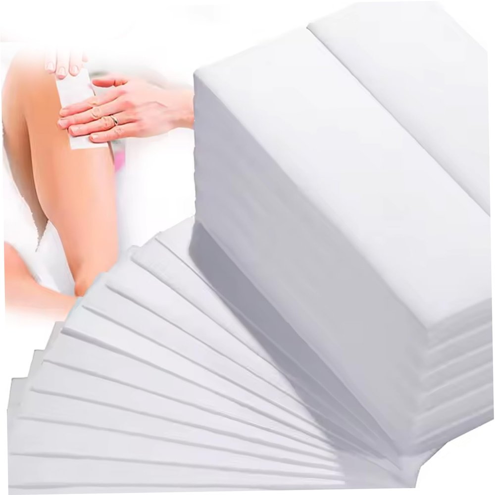 200 Sheets Wax Strips for Hair Removal 8x3 Inch Thickened Cotton Fiber Hair Removal Wax for Legs, Armpits, Arms, AGENT