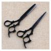5.5 Inch 6 Inch Black Dragon Hair Cuttinghaircutting Haircut Thinning Haircuthaircutting Flat Cut Hairdressinghaircutting Hair Cutting Shears view 2