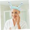 2Pcs Cute Snail Makeup Headbands for Washing Fleece Hair Wraps Fun Skincare Accessories for Use view 4