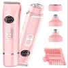 Bikini Trimmer for Women|Hair Removal Shaver - Painless Electric Razor, Cordless Body Shaver for Travel, Replaceable Lady Facial Razor|Trim Nasal/Eyebrows, IPX7 Waterproof&Easy Cleaning, Ceramic Blade view 1
