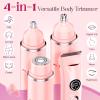 Bikini Trimmer for Women|Hair Removal Shaver - Painless Electric Razor, Cordless Body Shaver for Travel, Replaceable Lady Facial Razor|Trim Nasal/Eyebrows, IPX7 Waterproof&Easy Cleaning, Ceramic Blade view 3