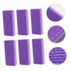 DECHOUS 6Pcs Pumice Foot Grinding Tool Dead Skin Remover for Pedicure Durable PU Material Exfoliating Rubbing Stone for Men Foot Care and Removal view 2