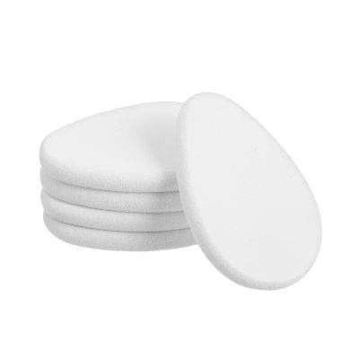 10pcs Round Sponge Puff Set, Smooth Makeup Sponge Blender For Foundation, Oval Puff Set, Natural Easy Soft Long-Lasting, Beginner-Friendly for Wet And Dry Dual Use