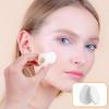 10pcs Round Sponge Puff Set, Smooth Makeup Sponge Blender For Foundation, Oval Puff Set, Natural Easy Soft Long-Lasting, Beginner-Friendly for Wet And Dry Dual Use view 4