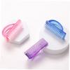 EXQUIMEUBLE 6Pcs Nail Brush Cleaner Portable Fingernail Scrub Brushes for Nail Dust Removal Lightweight Design for Easy Use and Storage for Manicure and Nail Art Cleaning view 2