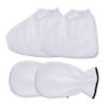 OUNONA Paraffin Wax Gloves and Booties Set 2pcs Hand and Foot Care Mitts for Moisturizing Treatment Nourishing Spa Accessories for Soft Skin view 1
