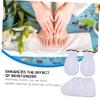 OUNONA Paraffin Wax Gloves and Booties Set 2pcs Hand and Foot Care Mitts for Moisturizing Treatment Nourishing Spa Accessories for Soft Skin view 2