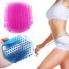 2Pcs Silicone Body Scrubber, Non-Slip PVC Massage Gloves with Hanging Hole Practical Double Sided Brush for Showering Massage, BEAUTY view 1