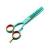 5.5inch Professional 440c Steel Light Green Scissor Cutting Barber Haircut Thinning Shears Hairdresser view 3