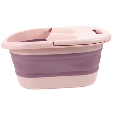 COLLBATH Collapsible Foot Soaking Basin for Adults and Children Multi-Use Foot Bath Bucket Handle for Relaxation and Pedicure