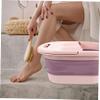 COLLBATH Collapsible Foot Soaking Basin for Adults and Children Multi-Use Foot Bath Bucket Handle for Relaxation and Pedicure view 3