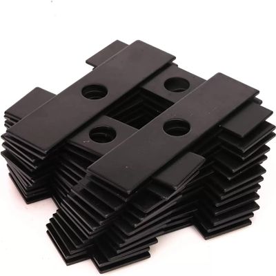 50 Pcs Coated Steel Blades for Edge Trimmers, 8x2-inch Dimensions, 1-inch Center Mount