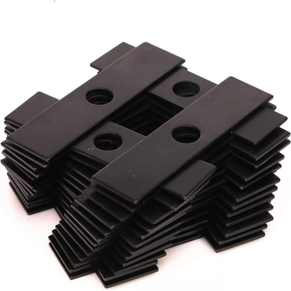 50 Pcs Coated Steel Blades for Edge Trimmers, 8x2-inch Dimensions, 1-inch Center Mount