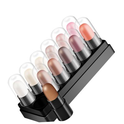 Beaupretty 12Pcs Colorful Eyeshadow Sticks Makeup Kit Shimmer Eyeshadow Pens for Convenient Portable Eye Shadow Palette for Parties and Daily Use Soft Texture for Charming Looks