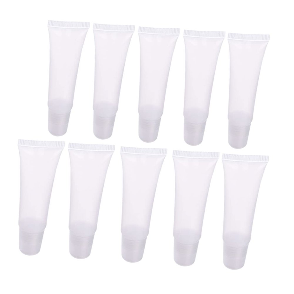 TOGEVAL 22Pcs Lip Balm Tubes Squeeze Containers PE 10g Refillable