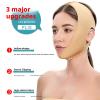 Bderkz Womens Face Toning Belt Chin Strap Support Band Double Chin After Lipo Compression Garment Wrap Facial Slimmer(Small) view 2
