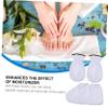 DECHOUS 4Pcs Paraffin Wax Gloves Booties for Hand and Foot Care Treatment Moisturizing Spa Cover for Warmth Nourishment Environmental Friendly Design Enhance Absorption Circulation view 3