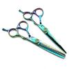 Hair Cutting, 6 '' Green Damascus Haircut Scissor thinning Barber Cutting Shears Hairdresser by view 1
