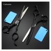 6 inch Black Barberhaircutting, Hair thinninghaircutting, Haircut Toolhaircutting, Hairdressinghaircutting Hair Cutting Shears view 2