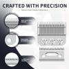 Professional 3 Hole Standard Clipper Replacement Blade Compatible with Wahl Designer, Senior, Cordless Designer, and Pilot clippers (3 Pack) view 2