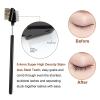LOGJAM 5 Pcs Eyebrow Eyelash Comb Brush, Metal Dual Brow Makeup Brushes, Lash Separator For Eyelashes Extension (Bristles) view 4
