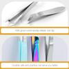 EXQUIMEUBLE Professional Stainless Steel Cuticle Clipper Multi Function Nail Cuticle Nipper for Easy Dead Skin Removal Portable Design for Manicure and Pedicure view 2