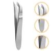 EXQUIMEUBLE Professional Stainless Steel Cuticle Clipper Multi Function Nail Cuticle Nipper for Easy Dead Skin Removal Portable Design for Manicure and Pedicure view 4