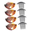 Beaupretty 12Pcs Decorative Tooth Combs for Women Teeth Hair Accessories for Elegant Hairstyles Lightweight Durable for Daily Wear for Parties Events view 1