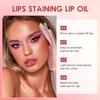 COLOTTE Lips Staining Lip Oil, Lips Staining Long-Lasting Waterproof Moisturizing Lip Oil, Dynamic Finish that Goes on Glossy and Leaves a Stain, Non-Sticky Lip Glow Makeup (Guava) view 2