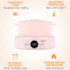 Digital Hair Removal Wax Warmer, Adjustable Temperature Waxing Machine for Women Hair Removal, Face, Bikini, Legs and Body, with Silicone Wax Pot Liner (Pink) view 2