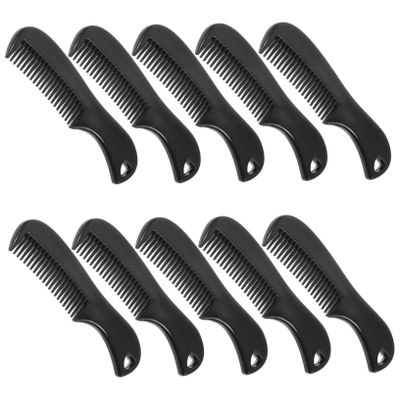 EPIGEIST 10Pcs Beard Combs for Men Durable Grooming Accessory Pocket Sized Hair Styling Tool Versatile Comb for All Hair Types for Travel and Gifting