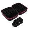 EXQUIMEUBLE Essential Oil Storage Case 15 Grid 10ml EVA Fabric Organizer view 1