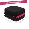 EXQUIMEUBLE Essential Oil Storage Case 15 Grid 10ml EVA Fabric Organizer view 2