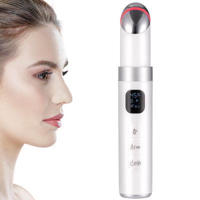 Ideal Swan 3 in 1 Vibrating Eye Lift Wand, Heated Eye Massager for Face