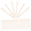 DEARMAMY 100Pcs Wooden Sticks for Hair Removal Smooth Applicators for Chin Waxing Safe Convenient Use for Eyebrow Body Hair Durable Material view 1