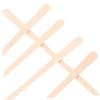 DEARMAMY 100Pcs Wooden Sticks for Hair Removal Smooth Applicators for Chin Waxing Safe Convenient Use for Eyebrow Body Hair Durable Material view 4