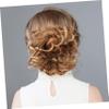 VICASKY Curly Wavy Messy Bun Hair Piece for Women Elastic Drawstring Updo Hair Extension Adds Volume Fullness for Prom Wedding Daily Use Soft Comfortable Synthetic Hair Bun view 4