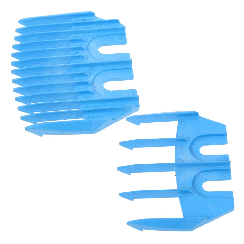 Abaodam 2Pcs Grooming Trimmer Guide Attachment for Electric Shearing Pusher Precision Positioning Comb for Accurate Sheep Shearing Versatile Scissor Accessories Comfortable Grip