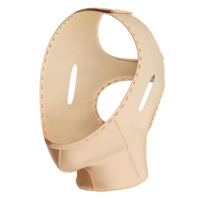Bderkz Recovery Facial Post-Op Toning Belt for Women Neck and Chin Compression Garment Wrap Face Straps with Mid-Neck Coverage(Large)