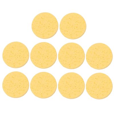 KAILIKETIY 10Pcs Facial Makeup Sponges Gentle Exfoliating Face Cleansing Pads Soft Skin Friendly Makeup Remover for Daily Use Sensitive Skin Care for Friends